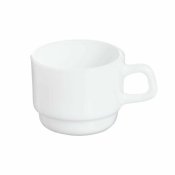 Set med kaffekoppar Arcoroc Restaurant Vit Glas 80 ml (12 antal)
