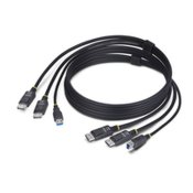Kabeladapter Startech DDU1226-KVM-CABLE Svart 1,8 m