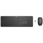 Tangentbord och Mus HP 18H24AA#ABE Svart Qwerty Spanska
