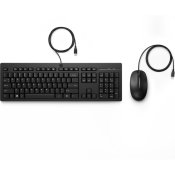 Tangentbord och Mus HP 225 Svart Qwerty Spanska
