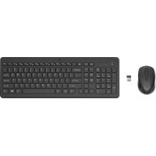 Tangentbord och Mus HP 2V9E6AA Svart Engelska Qwerty US