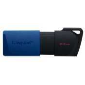 Minnessticka Kingston DTXM/64GB Nyckelkedja Svart Bl Svart/Bl