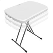Picknickbord Lifetime Vit Stl HDPE 66 x 71 x 46 cm