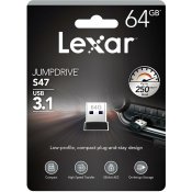 USB-minne Lexar JumpDrive S47 Svart 64 GB