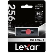 USB-minne Lexar DUAL Svart 256 GB