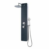 Duschpelare Rousseau Rostfritt stl ABS Vattenmassage