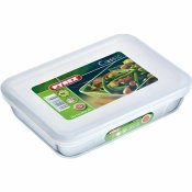 Bricka med lock Pyrex 241P000/5016 Vit Transparent 800 ml
