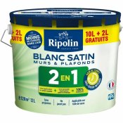 Grundfrg Ripolin Vit Satinfinish 12 L