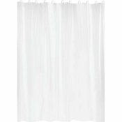 Duschdraperi Gelco Vit PVC PEVA 180 x 200 cm