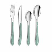 Bestickset Amefa Bistro Grn Metall 24 Delar