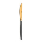 Knivset Amefa Soprano Svart Gyllene Metall Rostfritt stl 12 ant