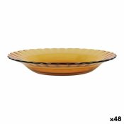 Djup tallrik Duralex Picardie Glas Ambra  23 cm (48 antal)