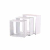 Hyllor 5five Simply Smart Vit Tr MDF Kuber 3 Delar