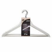 Kldhngarset 5five Simply Smart Vit Metall 44,5 x 23,5 x 1,5 cm
