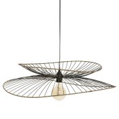 Taklampa Atmosphera Alara 40W Svart ( 69,5 x 17,5 cm)