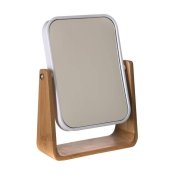 Spegel med monteringsfste Natureo Vit 22 x 16 x 6 cm
