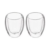 Set med kaffekoppar Secret de Gourmet Transparent Glas 70 ml