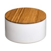 Frvaringslda med lock 5five Simply Smart Natureo Vit Naturell