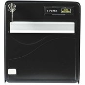Brevlda Burg-Wachter   36,5 x 28 x 31 cm Svart Plast