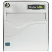 Brevlda Burg-Wachter   36,5 x 28 x 31 cm Vit Plast