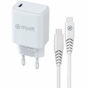 Vggladdare Muvit MCPAK0044 20 W Vit