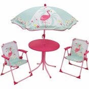Trdgrdsmbler Fun House Barn Rosa flamingo 4 Delar
