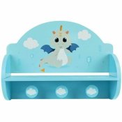 Vggmonterad rockhngare Fun House Bl Tr MDF (33 x 46 x 15 cm)