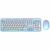 Tangentbord och Mus Mobility Lab Pure Color Bl Azerty Franska