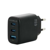 Vggladdare Mobilis 001364 Svart 65 W