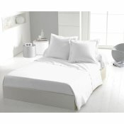Bddset HOME LINGE PASSION Flat sheet Vit Enkelsng 180 x 290 cm