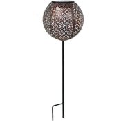 Solcellslampa Galix Retro Metall 15 x 45 cm Dekoration