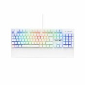 Mekaniskt tangentbord The G-Lab KEYZ RUBIDIUM Vit Azerty Franska