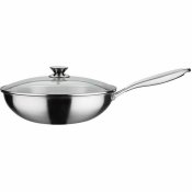 Wokpanna GSW 868402 Rostfritt stl Silvrig  32 cm