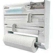 Kksrullehllare Leifheit 25723 Vit Vit/Gr Plast