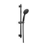 Duschset Wenko Young Line 25451100 Svart matt Rostfritt stl  1