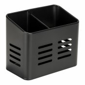 Bestickkorg Wenko Susie 55098100 Svart matt Metall