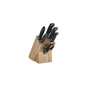 Set med kksknivar och hllare Zwilling 35068-002-0 Svart Stl B