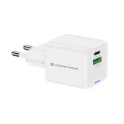 Vggladdare Conceptronic 120550203101 Vit 20 W
