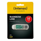 USB-minne INTENSO 3502480 32 GB Svart Transparent 32 GB DDR3 SDR