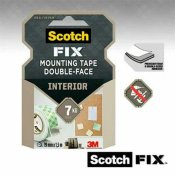 Dubbelsidig Tejp Scotch 19 mm x 1,5 m Vit