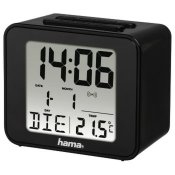 Vckarklocka Hama Cube Svart