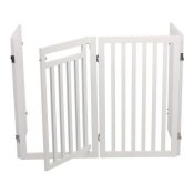tkomstdrr Trixie Hund Vit 60-160 x 81 cm