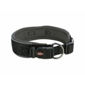 Hundhalsband Trixie Premium Svart Grafit M/L 40-48 cm