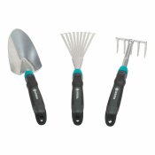 Kit med verktygssats fr trdgrdsarbete Gardena Bl/Svart Stl