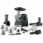 Kttkvarn BOSCH Serie 6 MFWS660B Svart Metall Rostfritt stl Pla