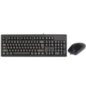 Tangentbord och Mus A4 Tech KM-720620D Svart Engelska QWERTY Qwe