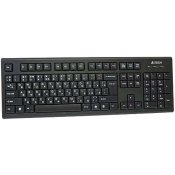 Tangentbord A4 Tech KR-85 Svart Engelska EEUU QWERTY