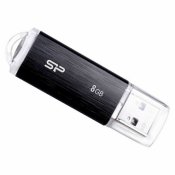 USB-minne Silicon Power Ultima U02 8 GB USB 2.0 Vit Svart 8 GB (
