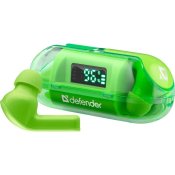 Trdlsa hrlurar med laddningsetui Defender TWINS 916 Grn