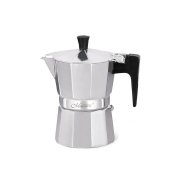 Italiensk Kaffepanna Feel Maestro MR-1666-3 Svart Silvrig Alumin